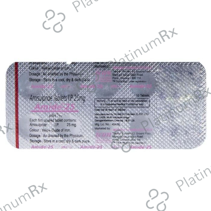 Amide 25mg Tablet 10s