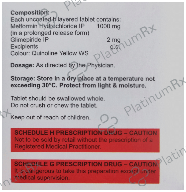 Twipride M 2 Forte Tablet PR