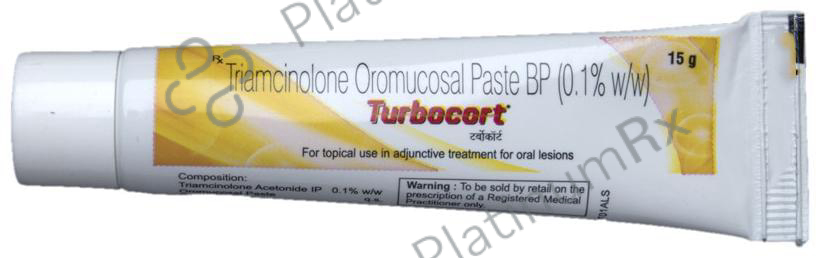 Turbocort 0.1% Oromucosal Paste 15gm