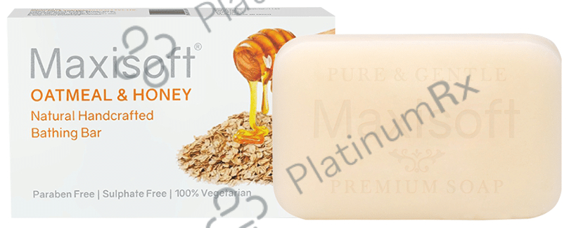 Maxisoft Oatmeal & Honey Bathing Bar (75gm Each) 3 units