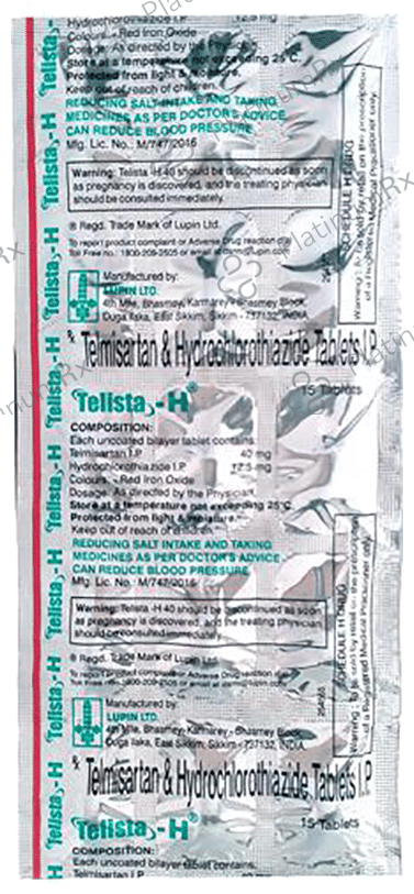 Telista H 12.5/40mg Tablet 15s
