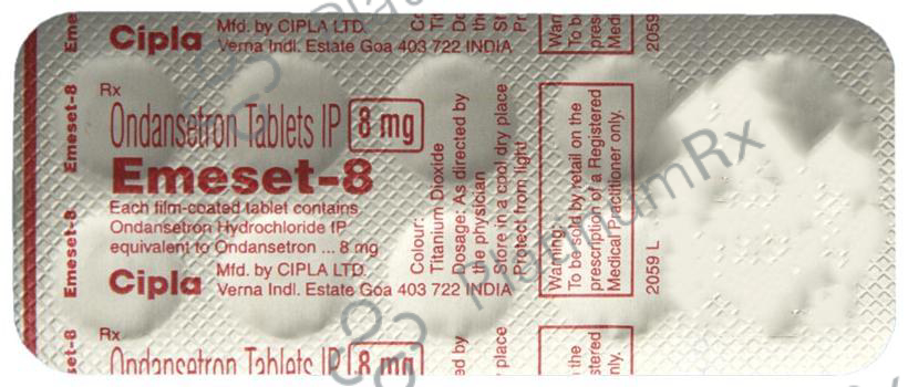 Emeset 8mg Tablet 10s
