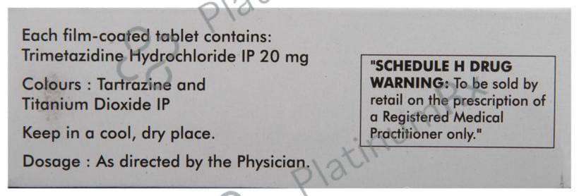 Carvidon 20mg Tablet 10s