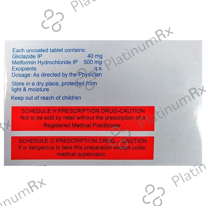 Glycinorm M 40/500mg Tablet 15s