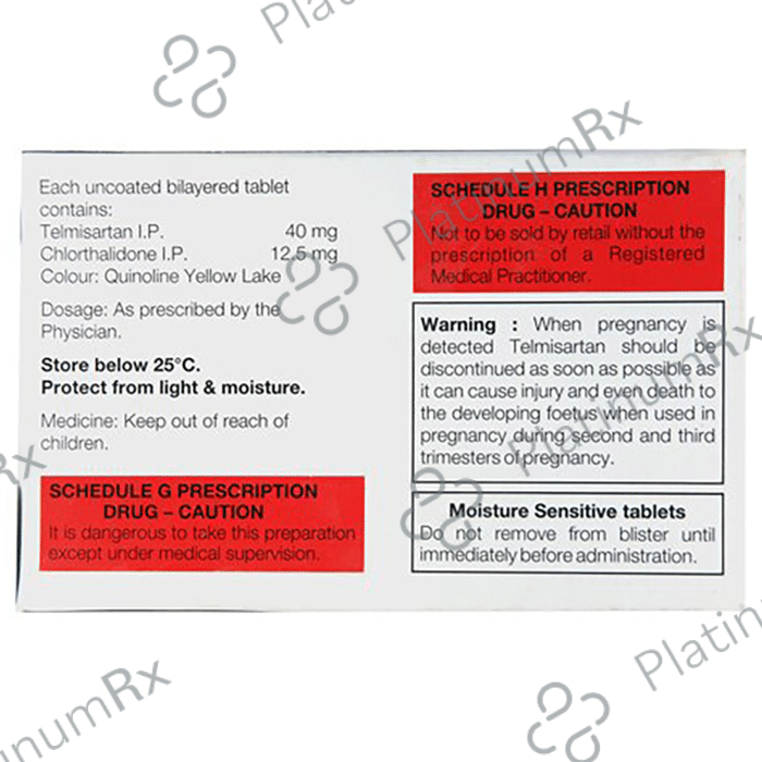 Telpres CT 40/12.5mg Tablet 15s