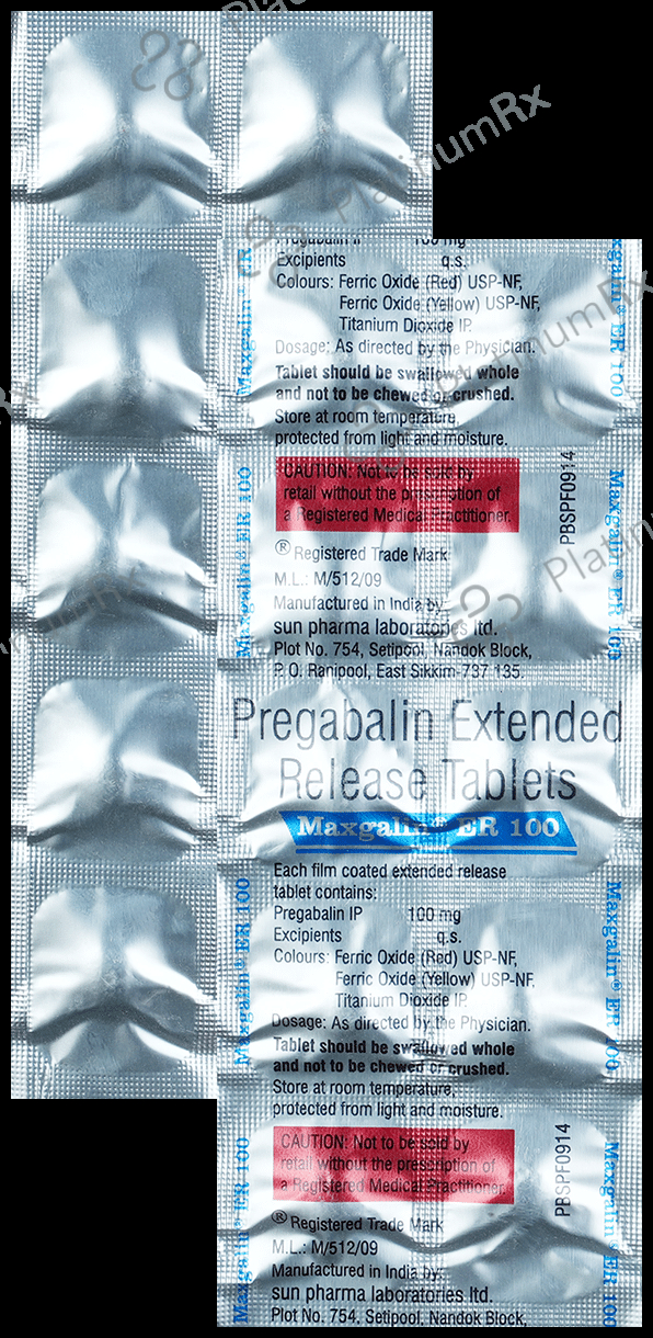 Maxgalin ER 100 Tablet