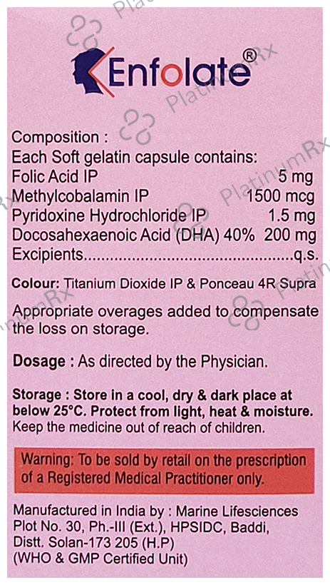 Enfolate Softgel Capsule