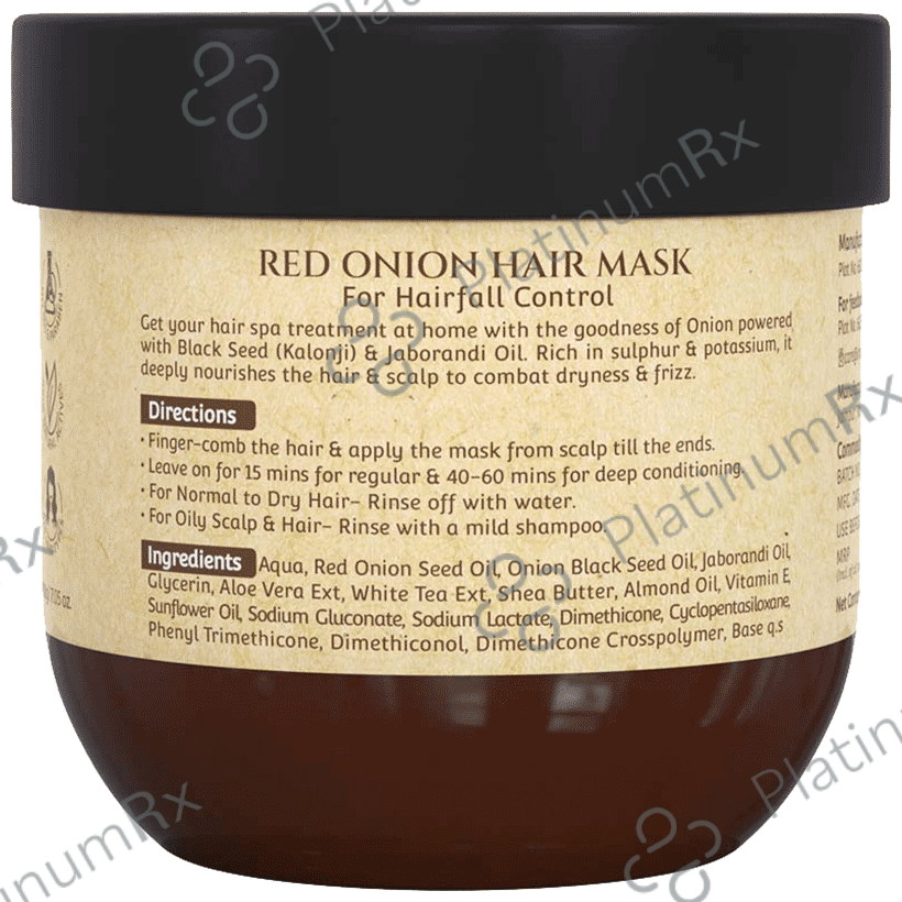 Khadi Essentials Red Onion & Black Seed Hair Mask 200 gm