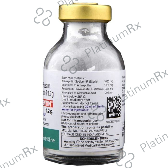 Augmentin 1.2gm Powder for Injection 1s