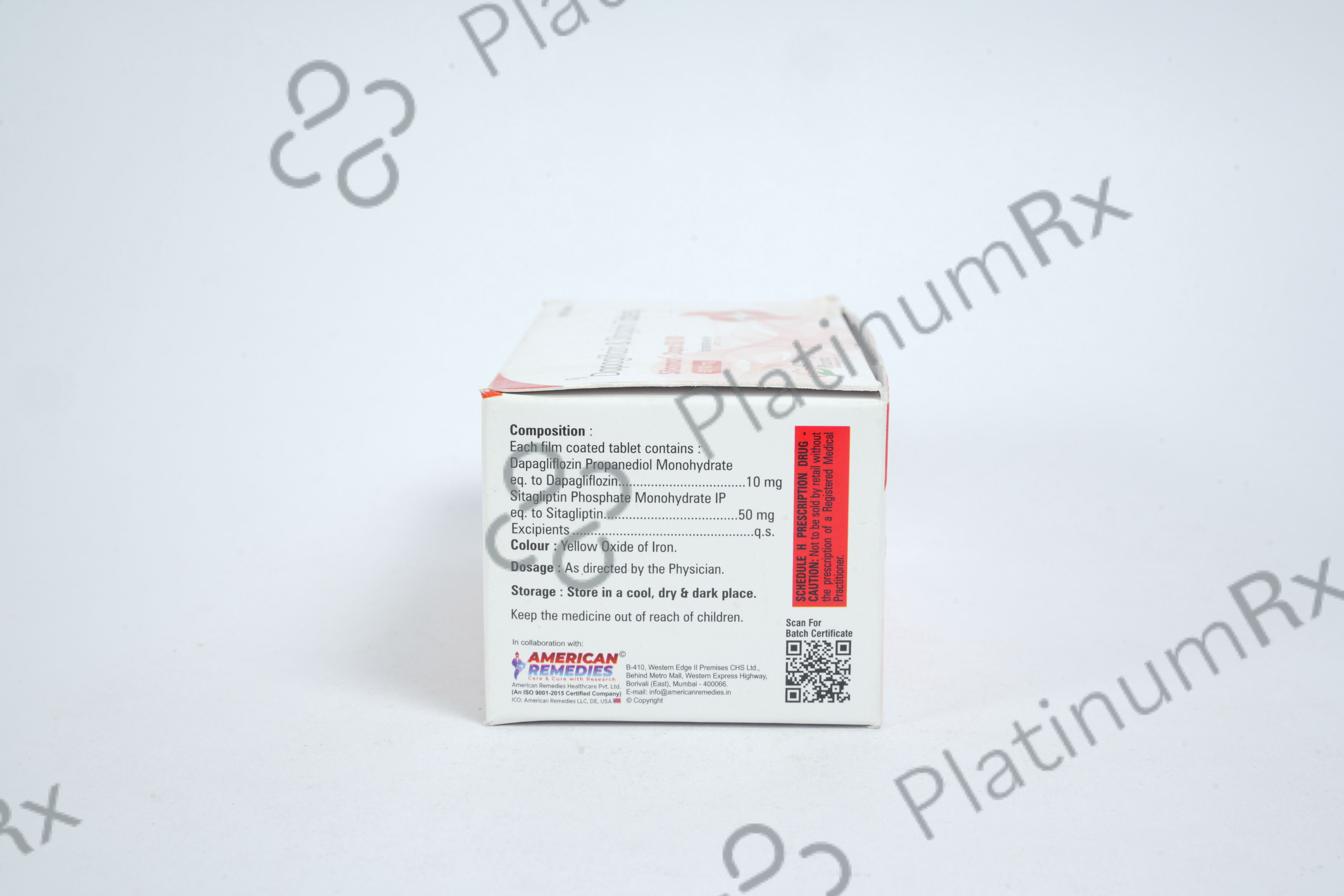Sitasmart Dapa 50/10mg Tablet 10s