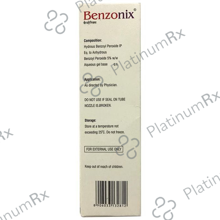 Benzonix 5% Gel Wash 50gm