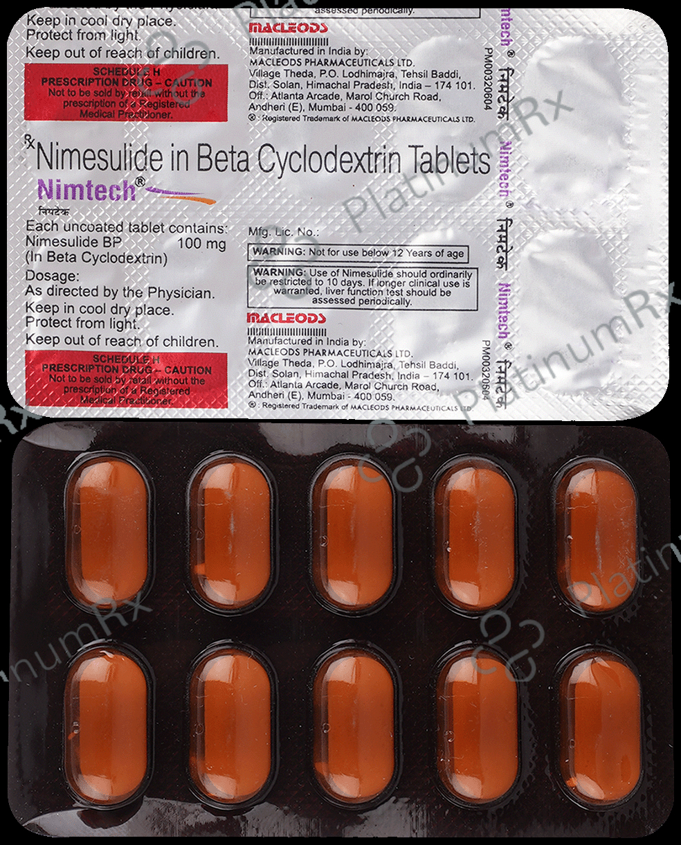 Nimtech 100mg Tablet