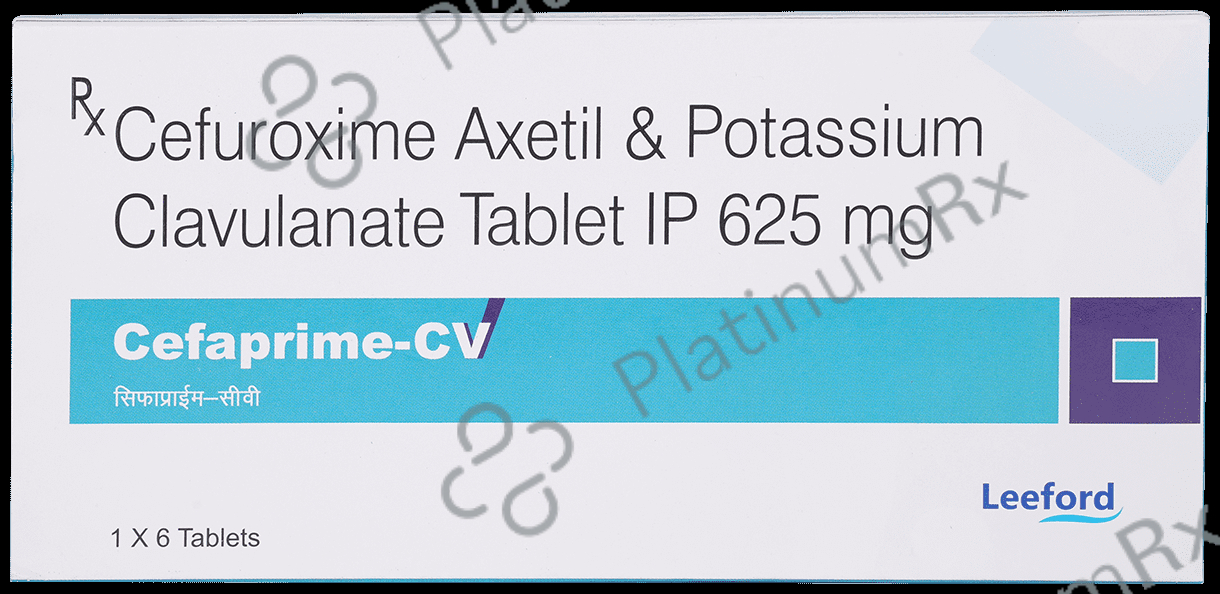 Cefaprime CV 625mg Tab 6s