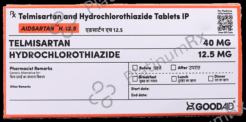 Aidsartan H 12.5 Tablet