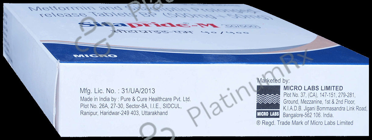 Sitapride M 50/500mg Tablet 15s
