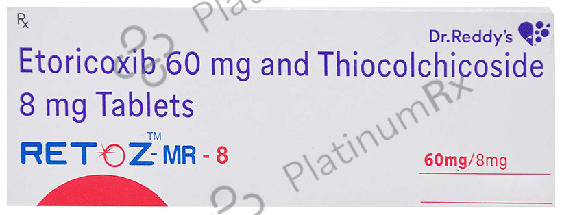 Retoz MR 60/8mg Tablet 10s