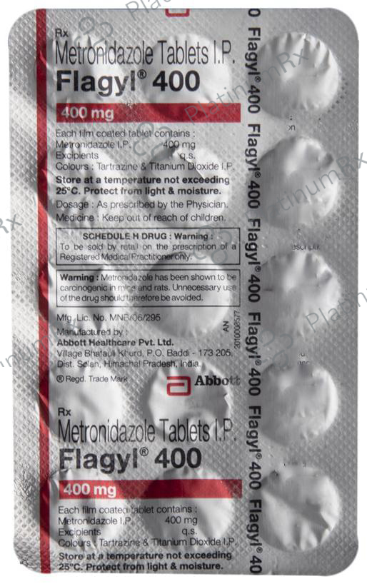 Flagyl 400mg Tablet 15s
