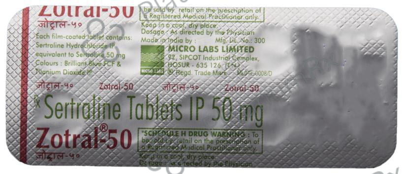 Zotral 50mg Tablet 10s