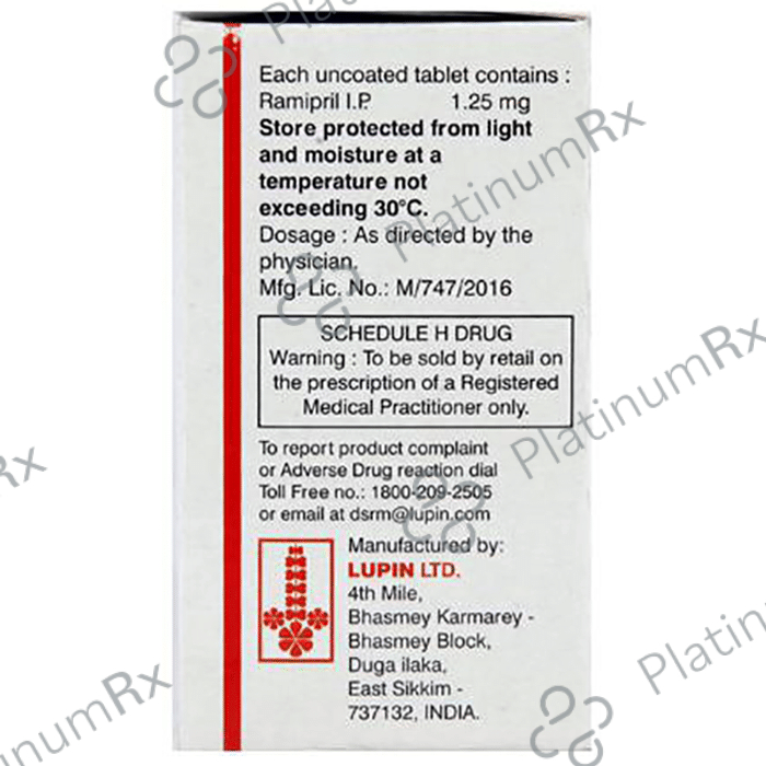 Ramistar 1.25mg Tablet 15s