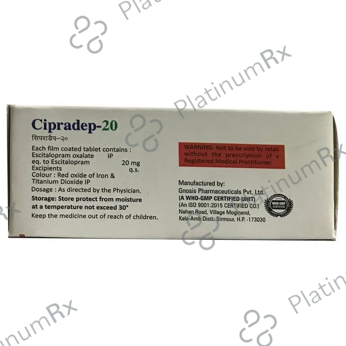 Cipradep 20 Tablet
