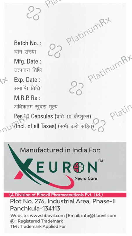 Pregaxuro D 50/20 Capsule DR