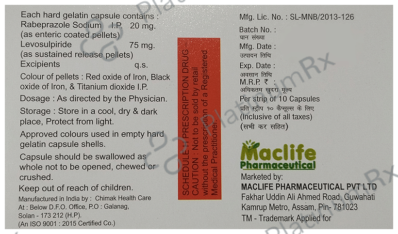 Rabtocare-L Capsule SR