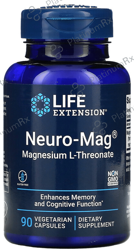 Life Extension Neuro-Mag Magnesium L-Threonate Vegetarian Capsule