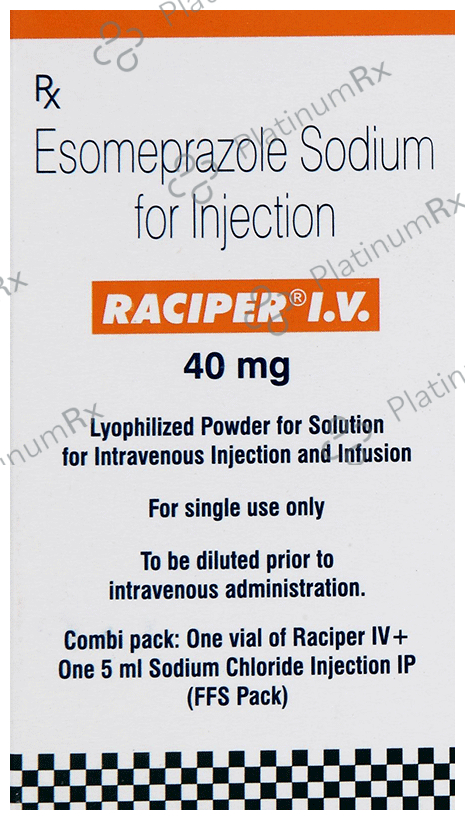 Raciper IV 40mg Injection 5ml