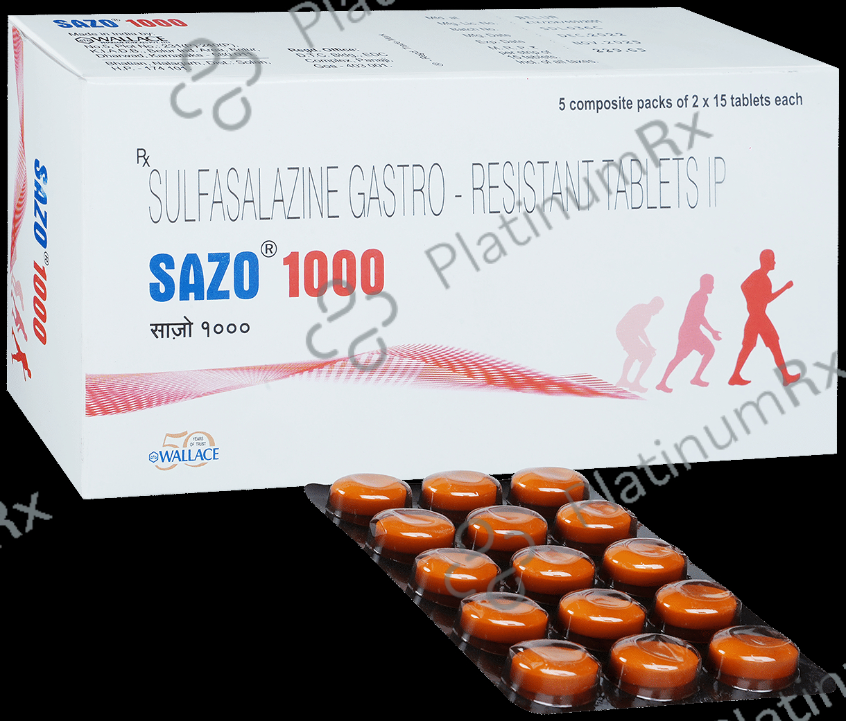 Sazo 1000mg Tablet 15s