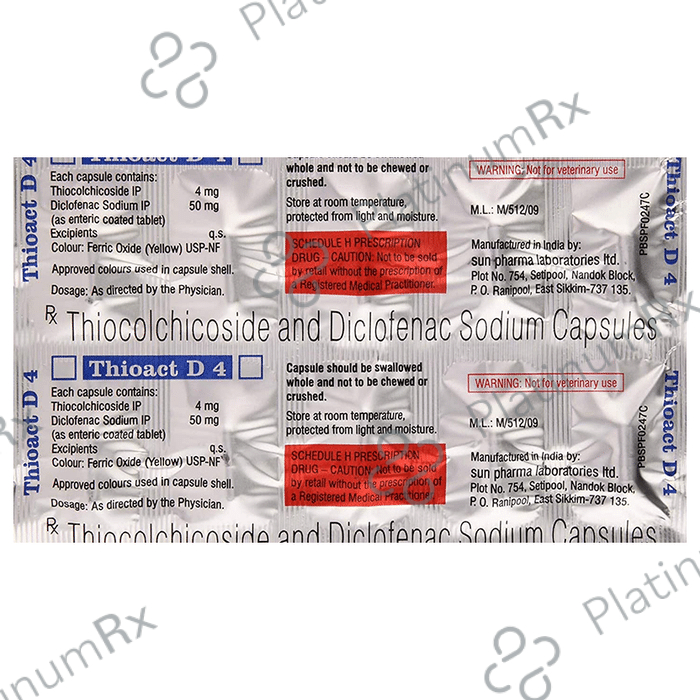 Thioact D 4/50mg Capsule 10s