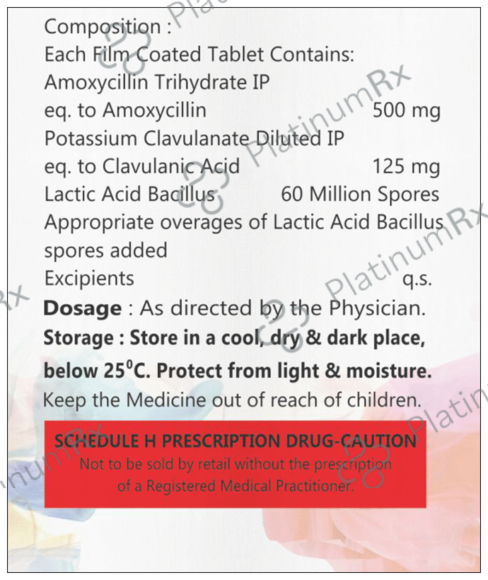 Vaxclave LB 500mg/125mg Tablet