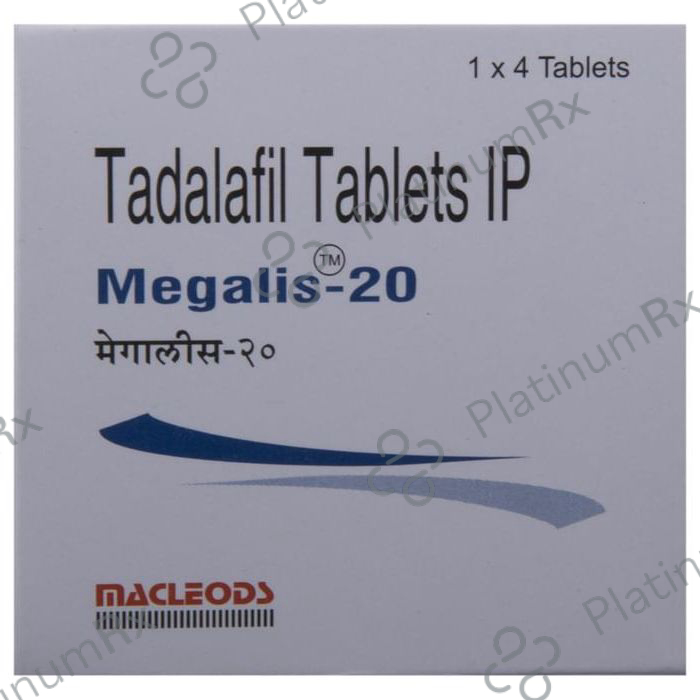 Megalis 20mg Tablet 4s
