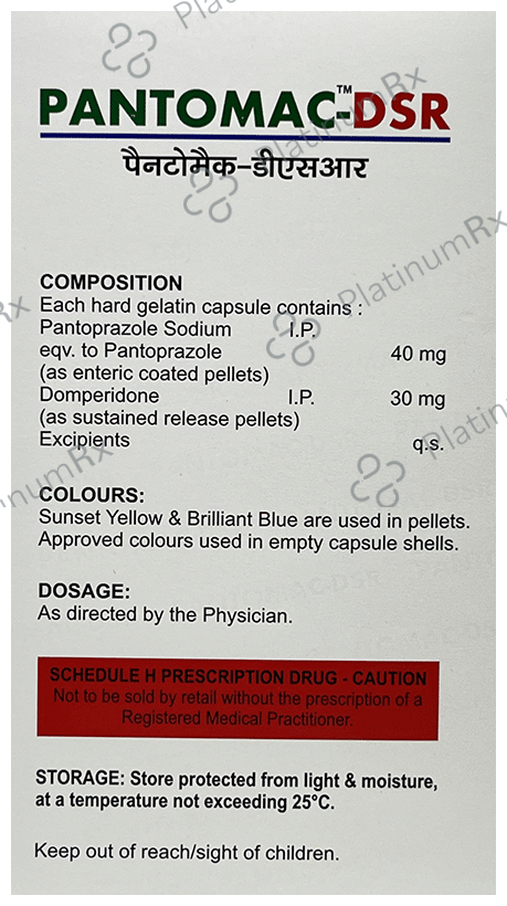 Pantomac-D 30mg/40mg Capsule SR