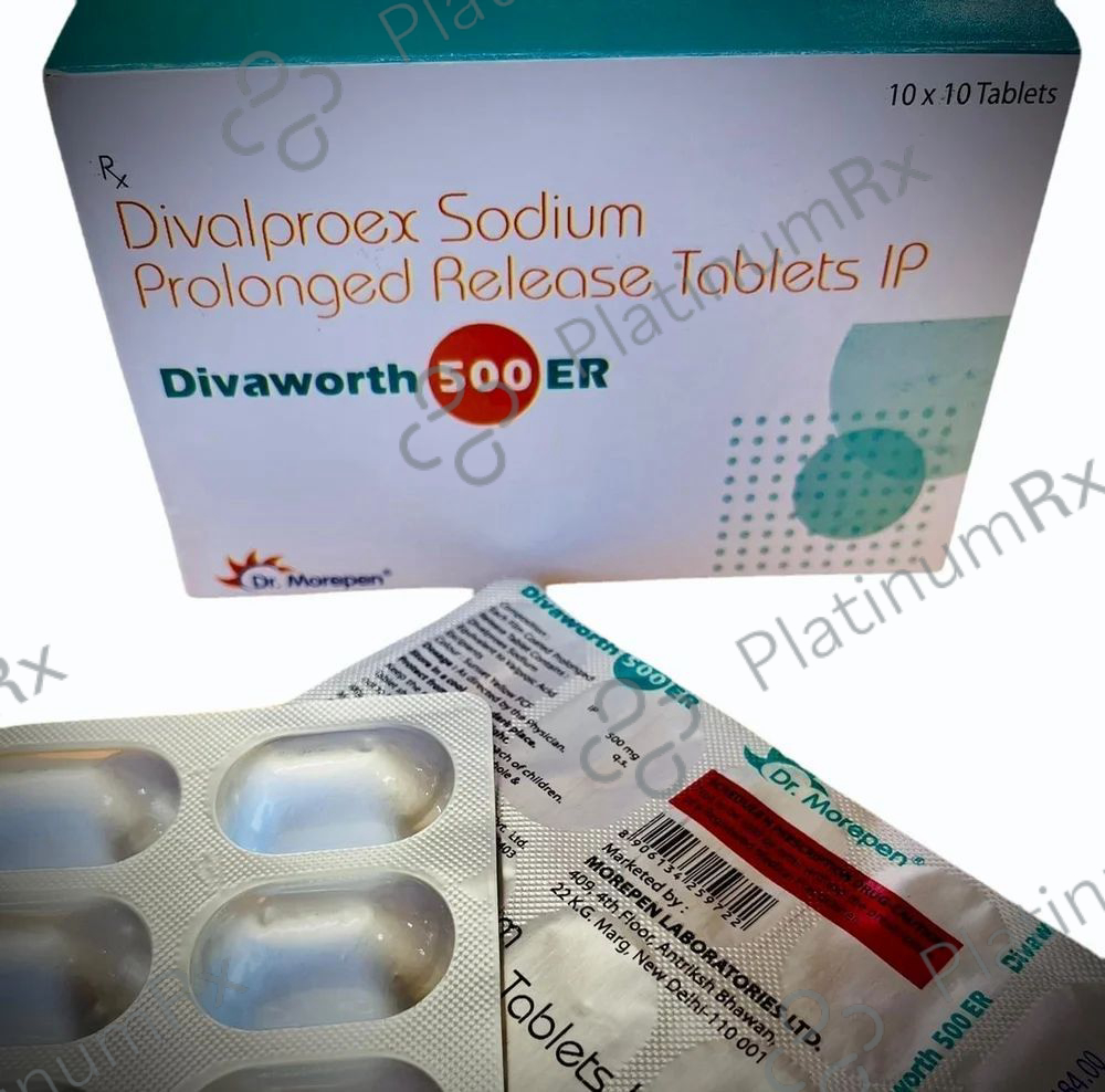 Divaworth 500mg ER Tablet 10s