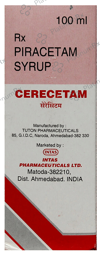 Cerecetam 500mg Syrup 100ml