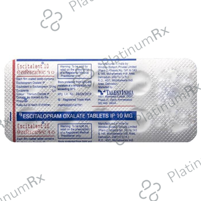 Escitalent 10 Tablet