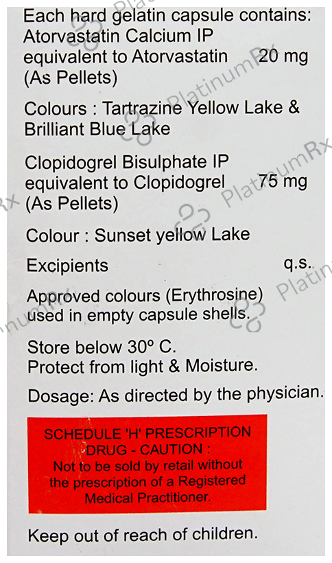 Atormac CV 20/75mg Capsule 10s