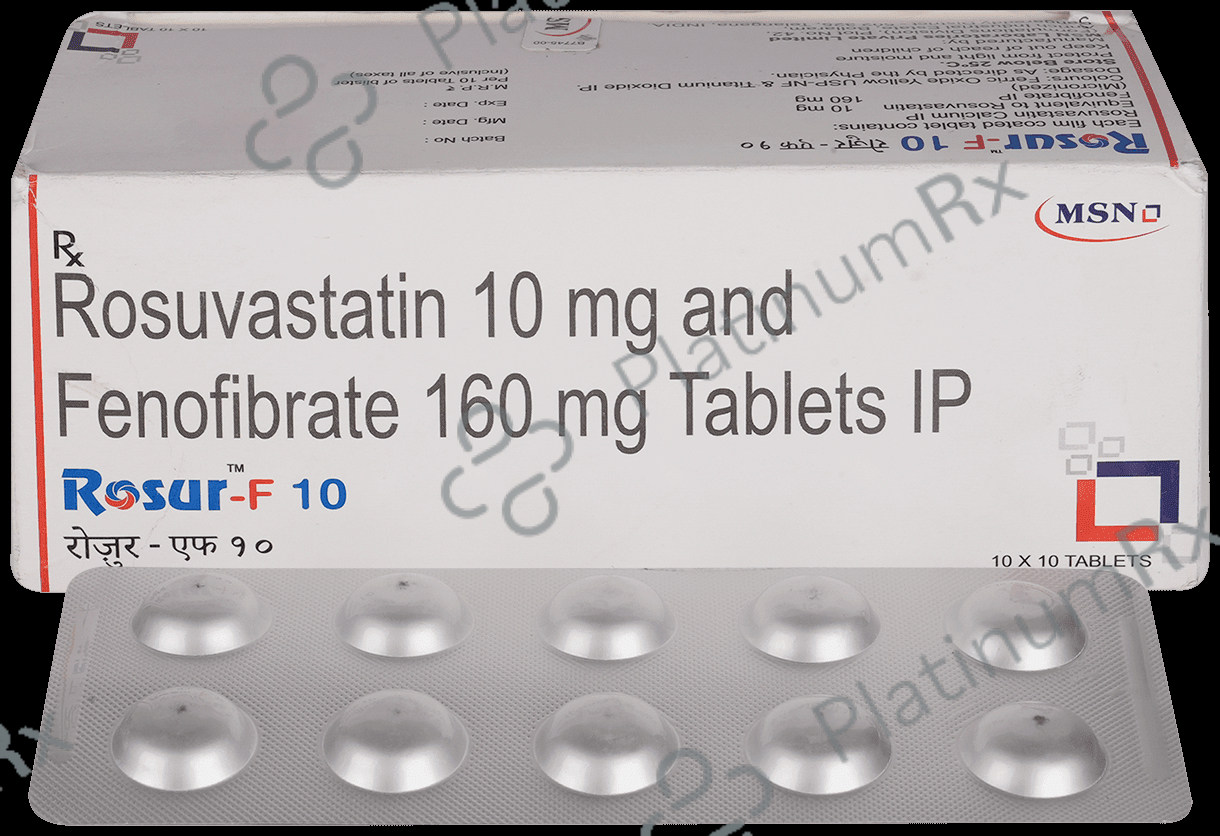 Rosur F 10 Tablet 160/10mg 10s