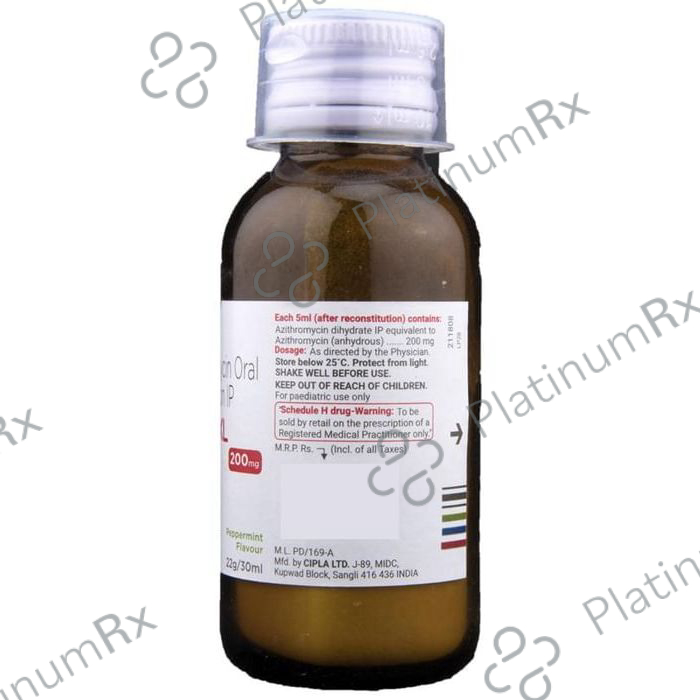 Azee XL 200mg Dry Syrup Peppermint