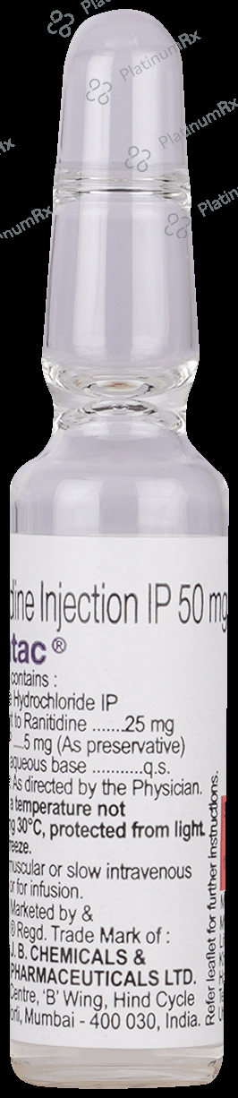 Rantac Injection 2ml 1 Injection