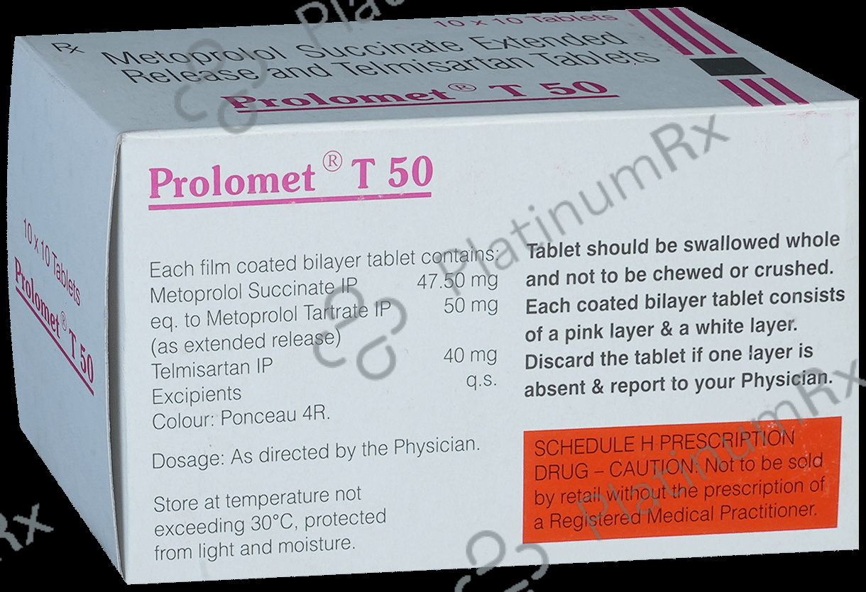Prolomet T 50 50/40mg Tablet ER 10s
