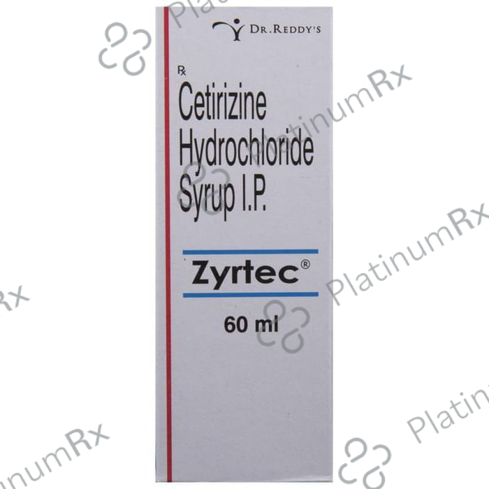 Zyrtec 5mg Syrup 60ml