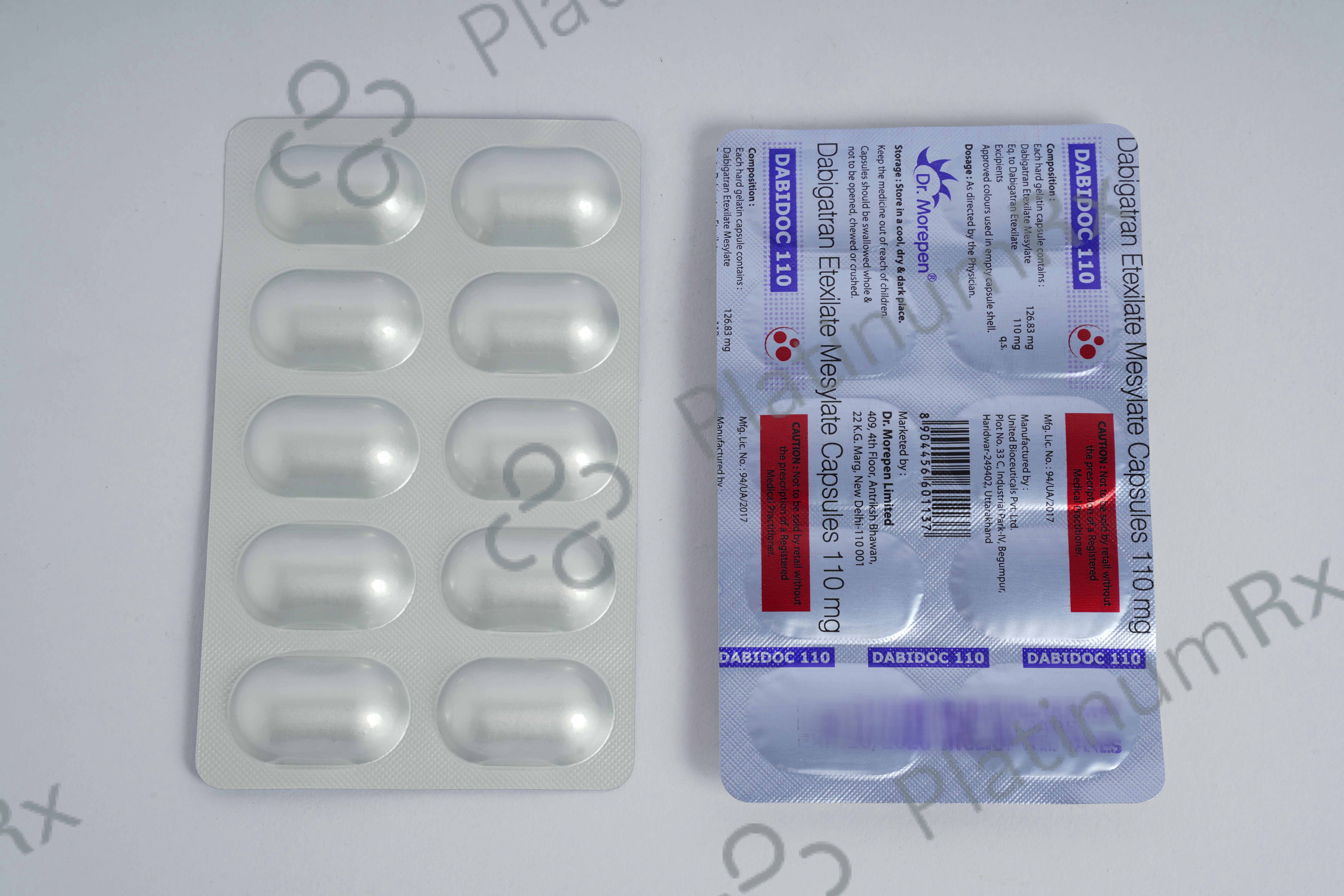 Dabidoc 110mg Capsule 10s