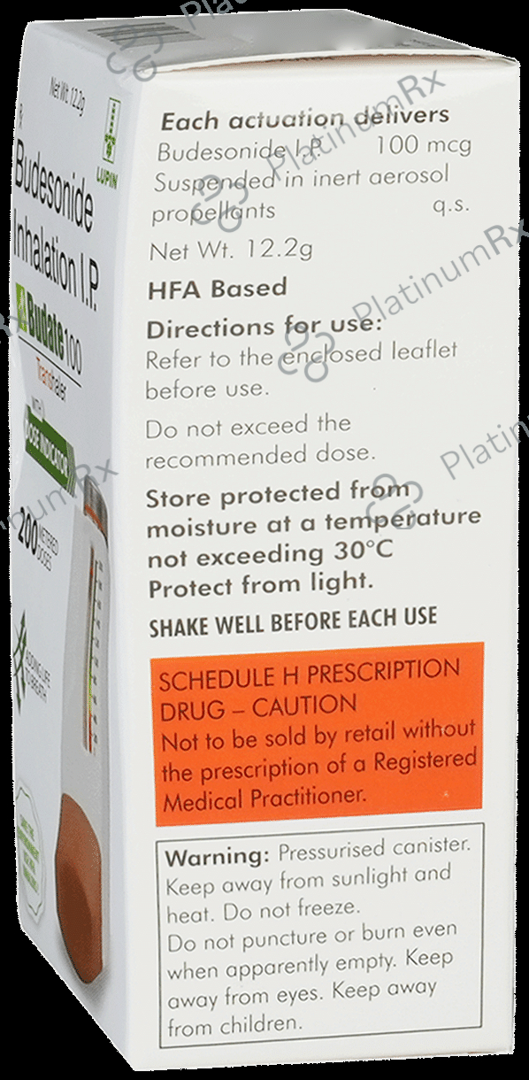Budate 100mcg Transhaler 200MDI