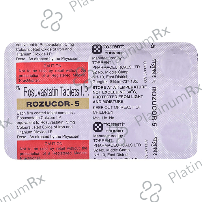 Rozucor 5mg Tablet 15s