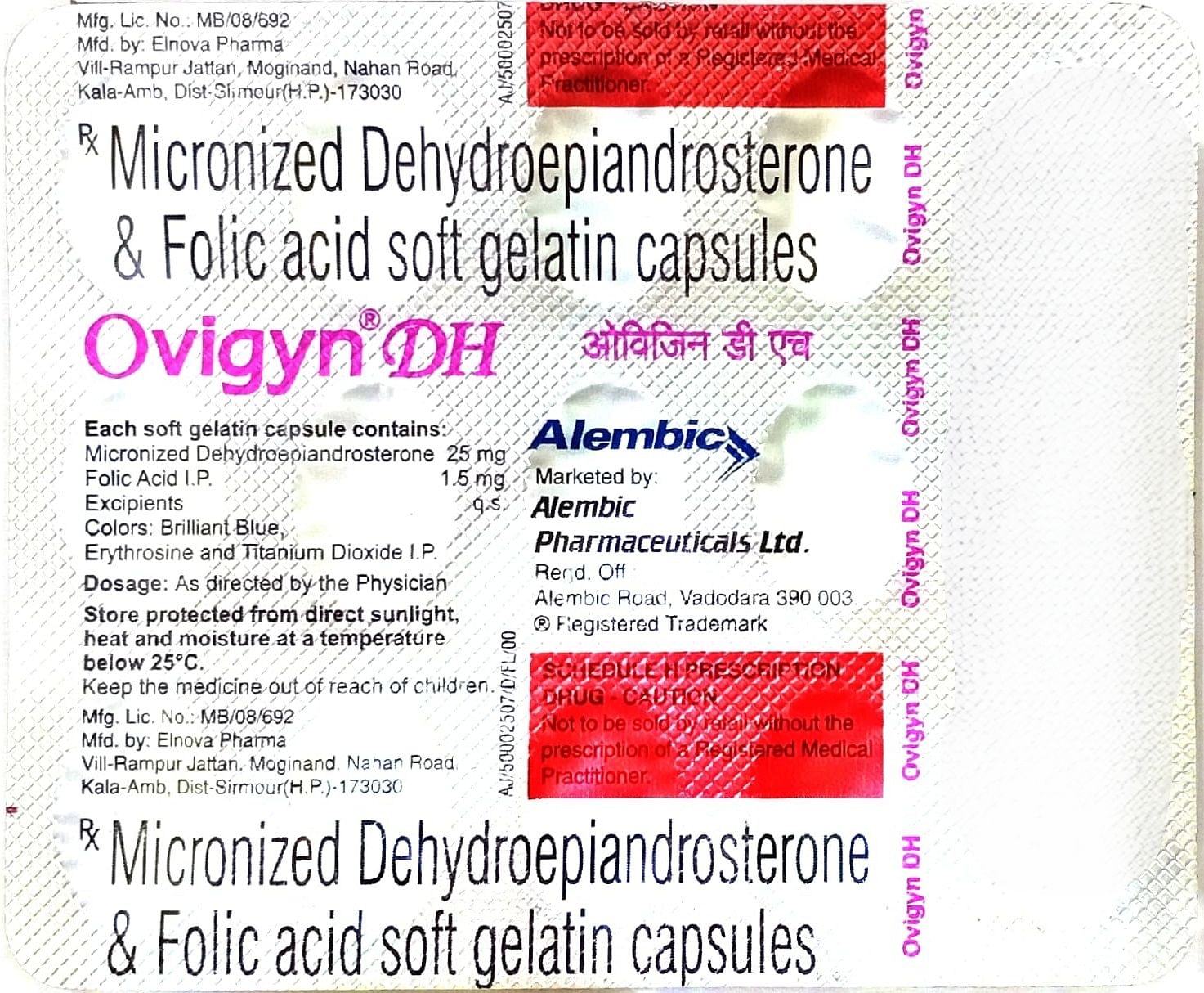 Ovigyn Dh 25mg/1500mcg Capsule 15s