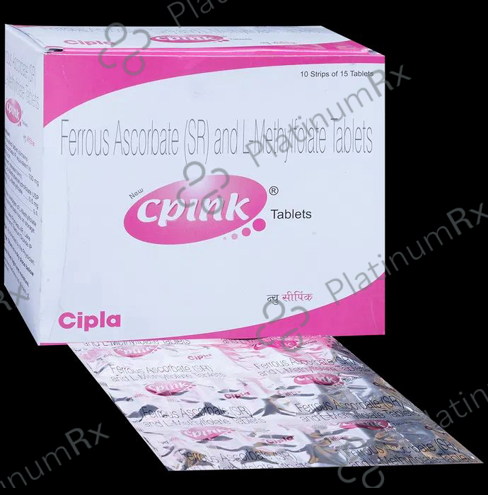 New Cpink 100mg/500mcg Tablet SR 15s