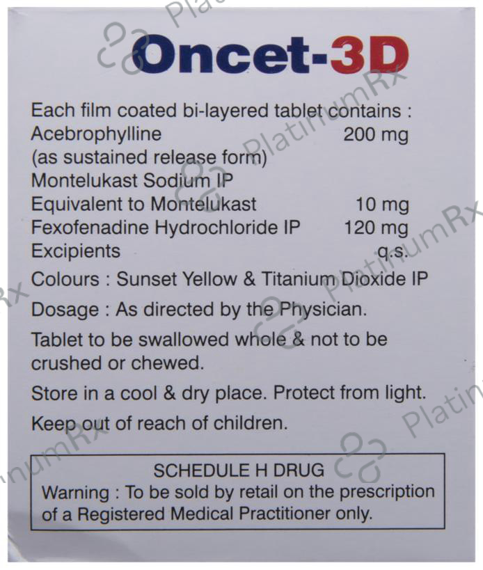 Oncet 3D Tablet SR 10s