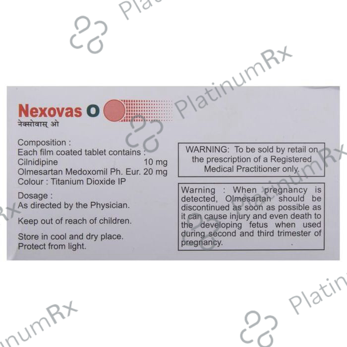 Nexovas O 10/20mg Tablet 10s