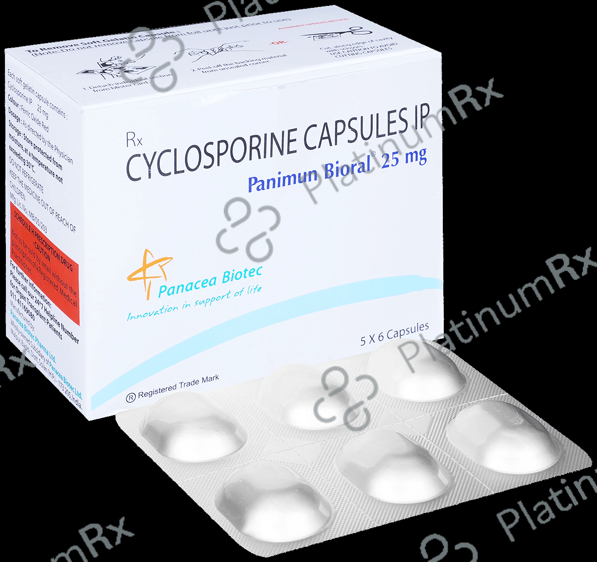 Panimun Bioral 25mg Capsule 6s